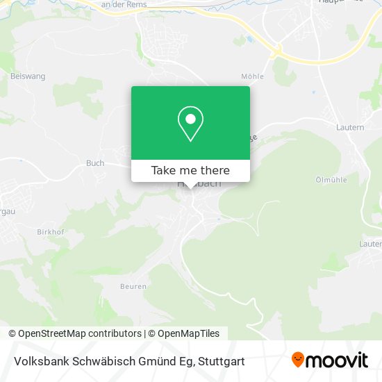 Volksbank Schwäbisch Gmünd Eg map