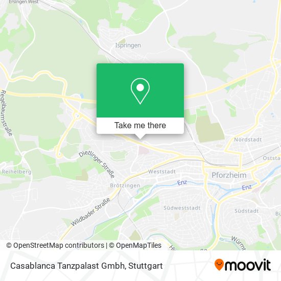 Casablanca Tanzpalast Gmbh map