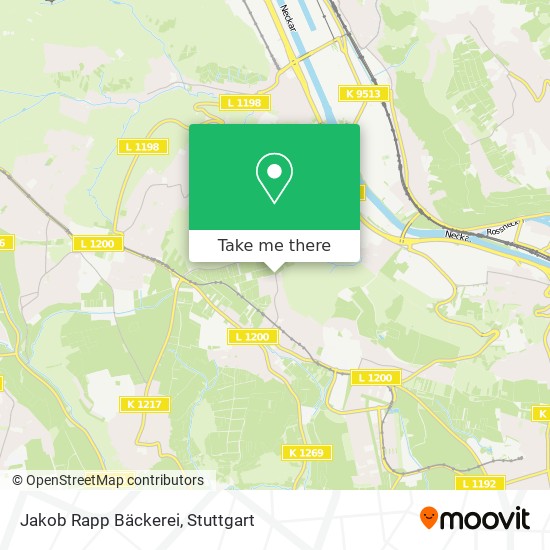 Jakob Rapp Bäckerei map