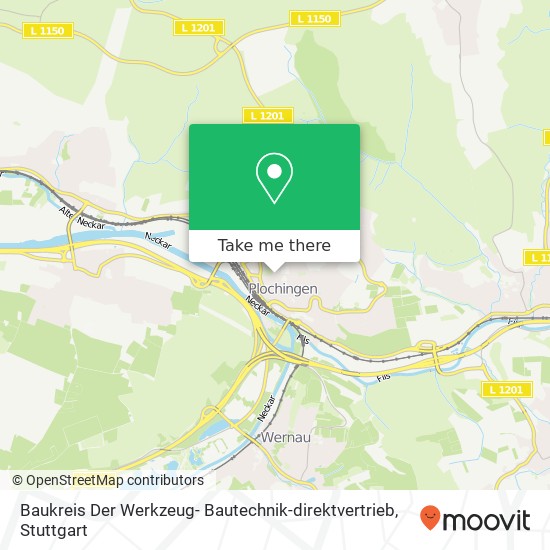 Карта Baukreis Der Werkzeug- Bautechnik-direktvertrieb