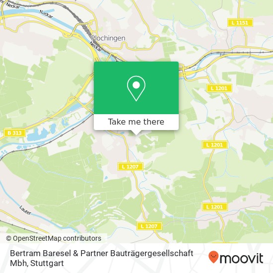 Bertram Baresel & Partner Bauträgergesellschaft Mbh map