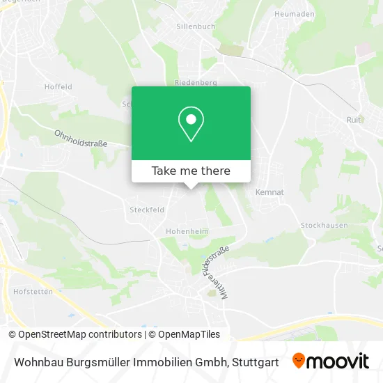 Карта Wohnbau Burgsmüller Immobilien Gmbh