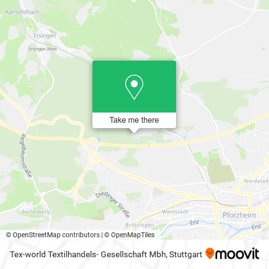 Карта Tex-world Textilhandels- Gesellschaft Mbh