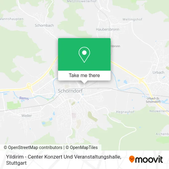 Карта Yildirim - Center Konzert Und Veranstaltungshalle