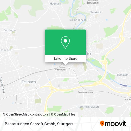 Карта Bestattungen Schroft Gmbh