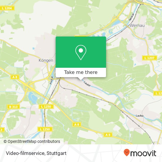 Video-filmservice map