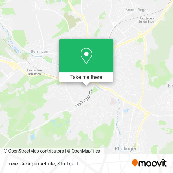 Карта Freie Georgenschule