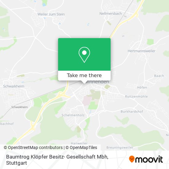 Baumtrog Klöpfer Besitz- Gesellschaft Mbh map