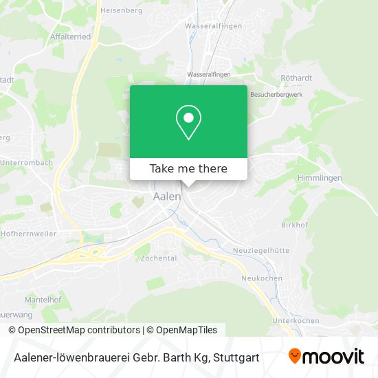 Aalener-löwenbrauerei Gebr. Barth Kg map