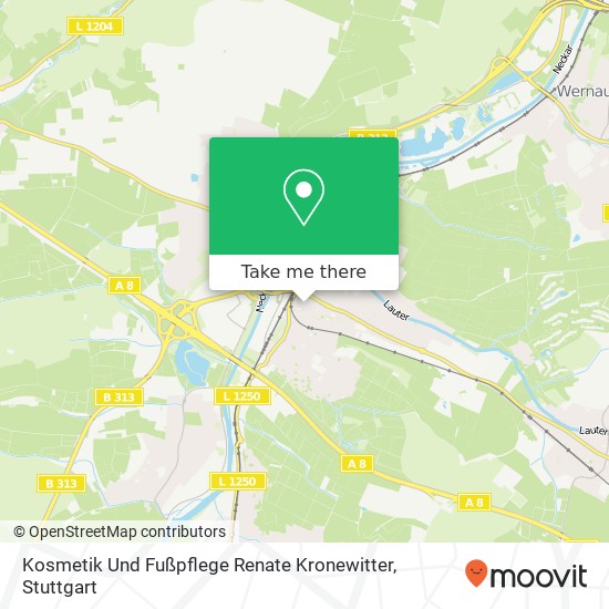 Карта Kosmetik Und Fußpflege Renate Kronewitter