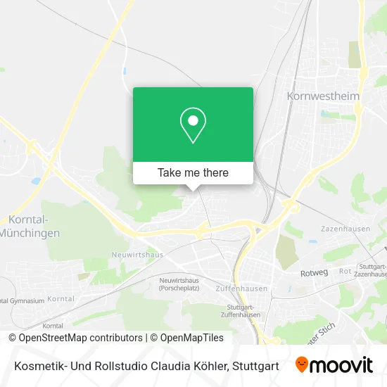Карта Kosmetik- Und Rollstudio Claudia Köhler