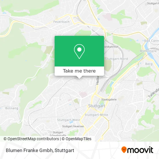 Карта Blumen Franke Gmbh