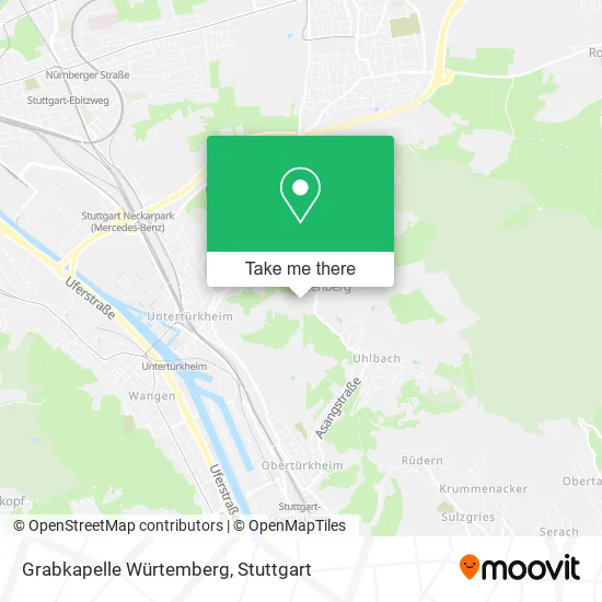 Карта Grabkapelle Würtemberg