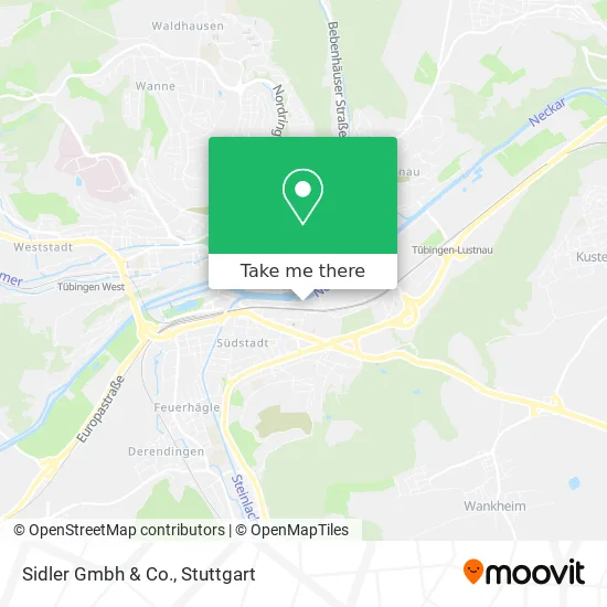 Карта Sidler Gmbh & Co.