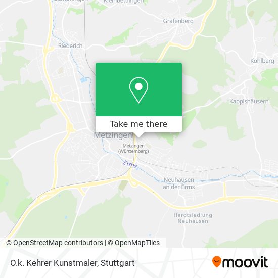 O.k. Kehrer Kunstmaler map