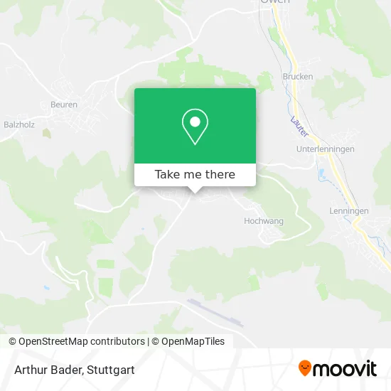 Arthur Bader map