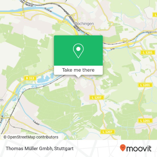 Thomas Müller Gmbh map