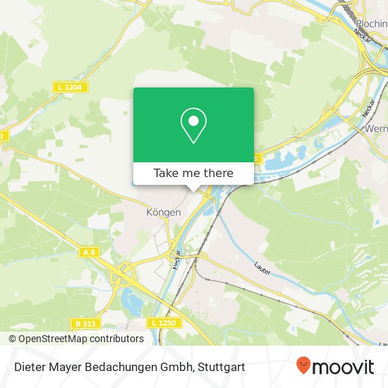 Карта Dieter Mayer Bedachungen Gmbh