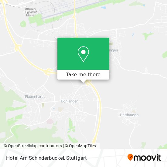 Hotel Am Schinderbuckel map