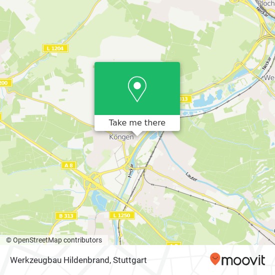 Werkzeugbau Hildenbrand map