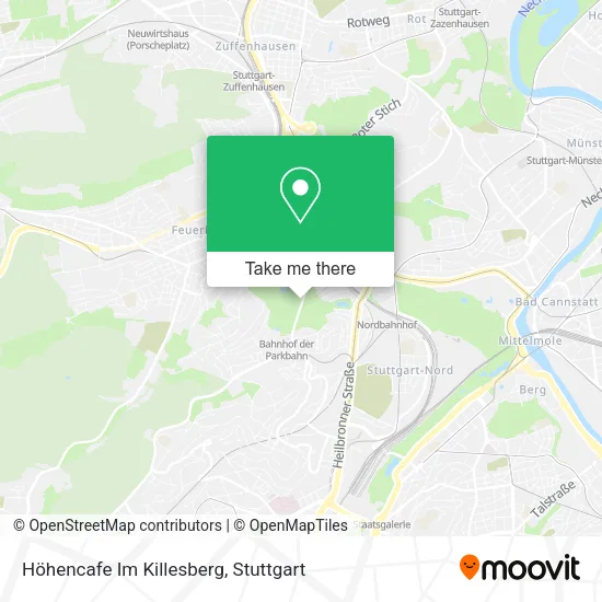Höhencafe Im Killesberg map