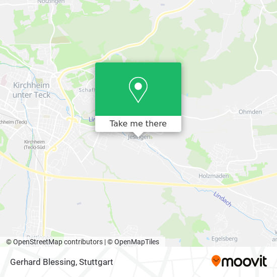 Карта Gerhard Blessing