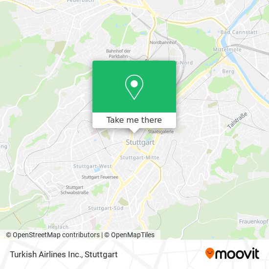 Turkish Airlines Inc. map