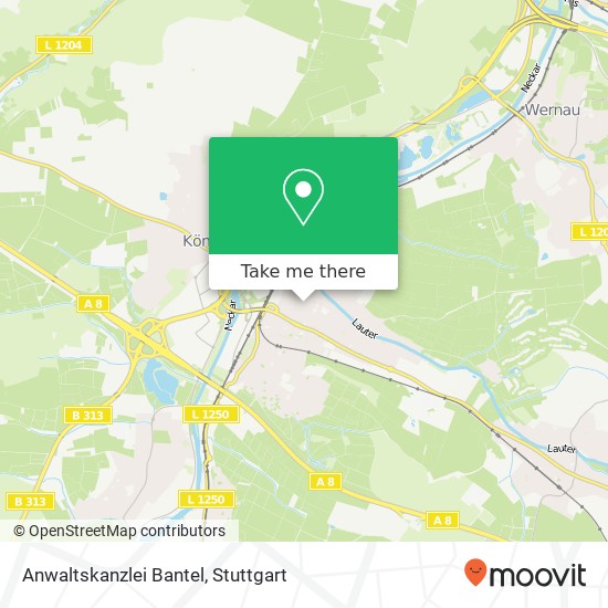 Anwaltskanzlei Bantel map