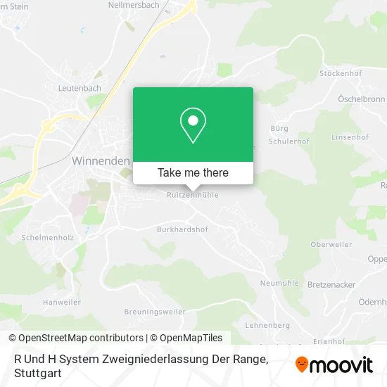R Und H System Zweigniederlassung Der Range map
