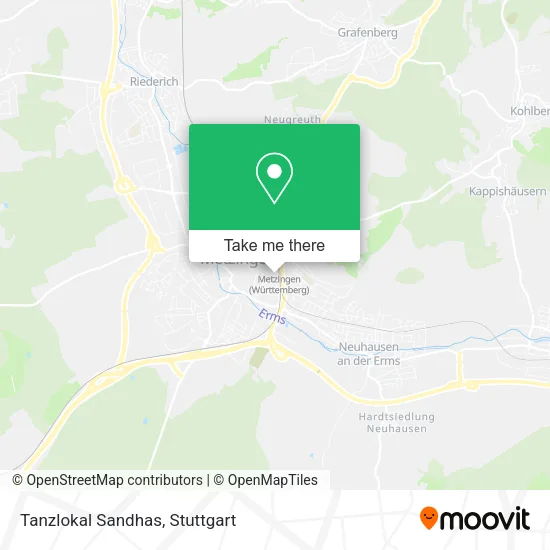 Tanzlokal Sandhas map