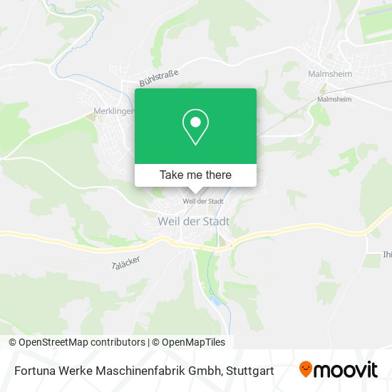 Fortuna Werke Maschinenfabrik Gmbh map