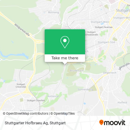 Stuttgarter Hofbraeu Ag map