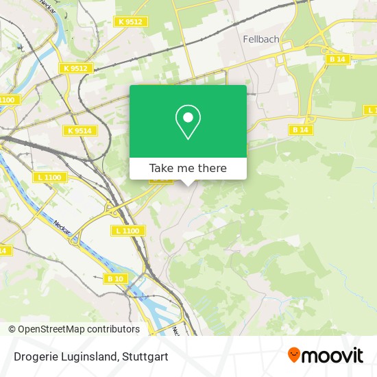 Drogerie Luginsland map