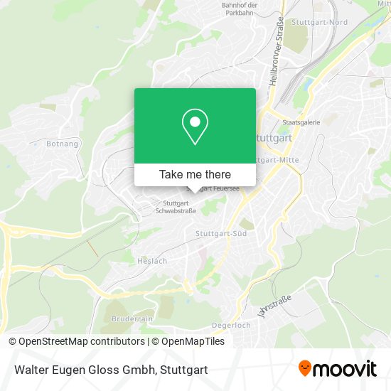 Walter Eugen Gloss Gmbh map