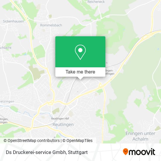 Ds Druckerei-service Gmbh map