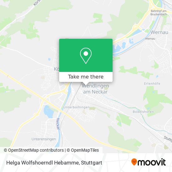 Helga Wolfshoerndl Hebamme map