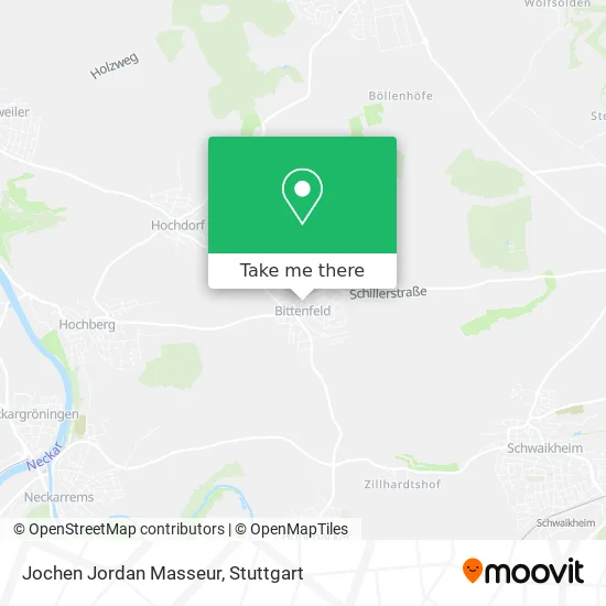 Jochen Jordan Masseur map