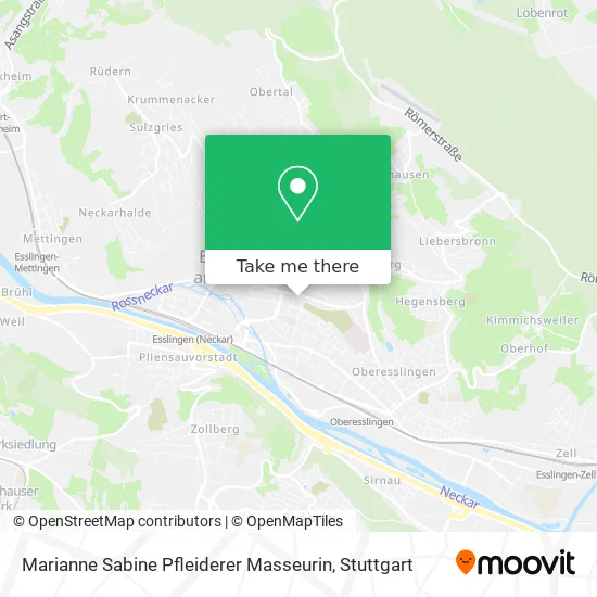 Карта Marianne Sabine Pfleiderer Masseurin