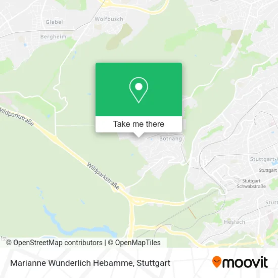 Карта Marianne Wunderlich Hebamme