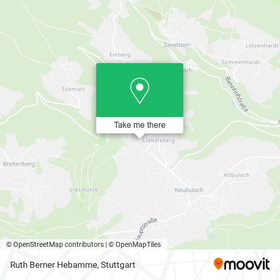 Карта Ruth Berner Hebamme
