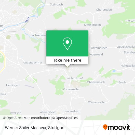 Werner Sailer Masseur map