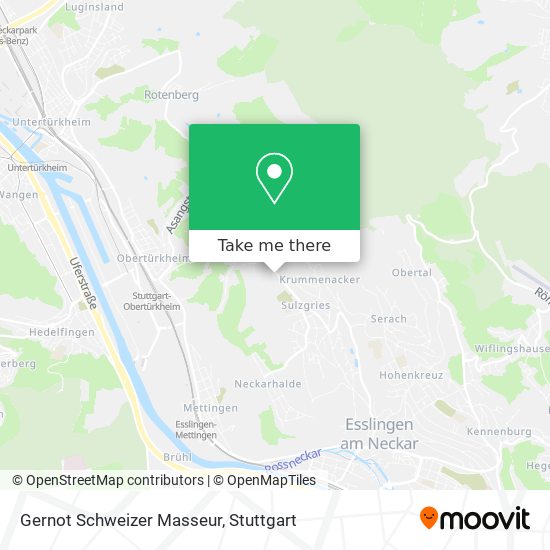 Gernot Schweizer Masseur map