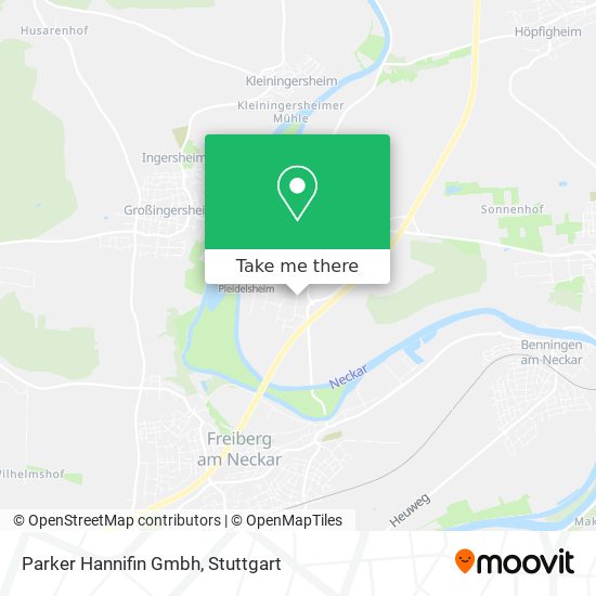 Parker Hannifin Gmbh map