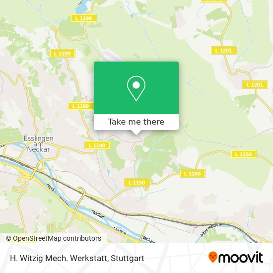 H. Witzig Mech. Werkstatt map