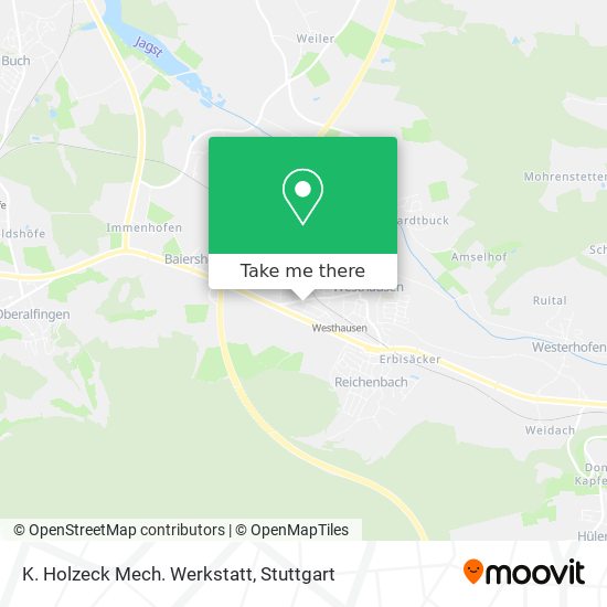 K. Holzeck Mech. Werkstatt map