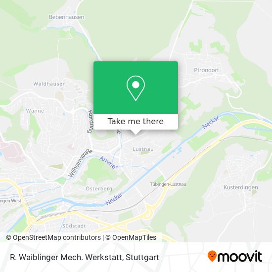 R. Waiblinger Mech. Werkstatt map
