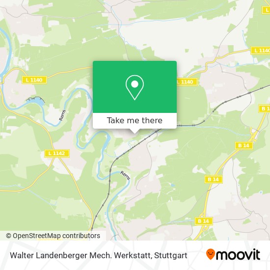 Карта Walter Landenberger Mech. Werkstatt