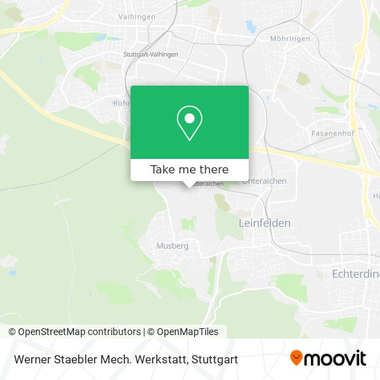 Werner Staebler Mech. Werkstatt map