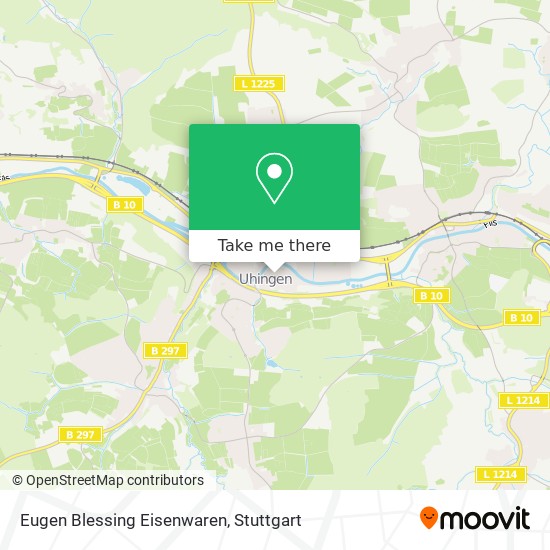 Eugen Blessing Eisenwaren map