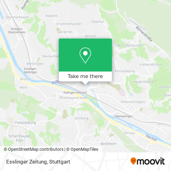 Карта Esslinger Zeitung